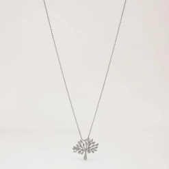 Mulberry Tree Necklace Silver