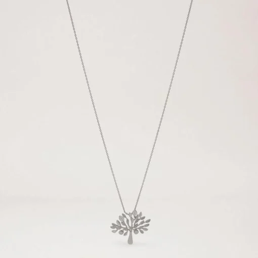 Mulberry Tree Necklace Silver