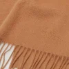 Mulberry Tørklæde - Cashmere Scarf Dark Camel
