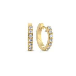 Nuran 14kt Diamant Creoler 0.28Ct W/Si 14 mm