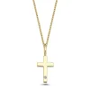 Nuran 14kt Guld Kors Med 0.005ct W.Si