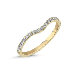 Nuran 14kt Guldring Med Diamanter - A4151