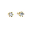 Nuran 14kt Star Ørestikker 2x0.03ct W.Si