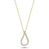 Nuran 14kt Valentina Halskæde m. Diamant vedhæng 0.25ct W/si
