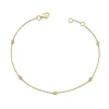 Nuran 14kt Zoe Armbånd Med Diamanter - B1002