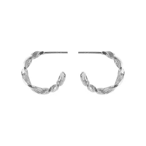 Pernille Corydon Dancing Wave Hoops I Sølv