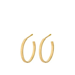 Pernille Corydon Sea Reflection Hoops - E-484-GP