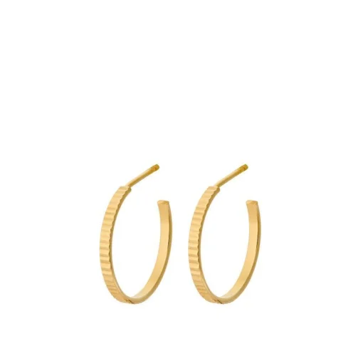Pernille Corydon Sea Reflection Hoops - E-484-GP