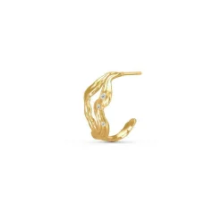 Polar Jewelry Cosmos Forgyldt Hoop Single