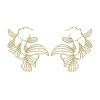Polar Jewelry Forgyldt Koi Hoops