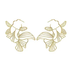 Polar Jewelry Forgyldt Koi Hoops