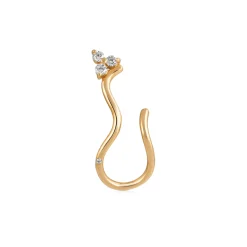 Ro Copenhagen 18kt Fryd Wave Diamant Ørestik Højre