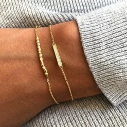 Ro Copenhagen 18kt Rock Beads Me Armbånd