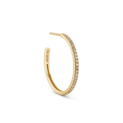 Ro Copenhagen 18kt Rock Classic Diamant Creol