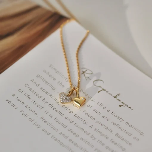 Ro Copenhagen 18kt Rock My Heart Diamant Hjerte Vedhæng Hvidguld