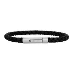 Son Of Noa Herre Armbånd Sort Flettet Læder