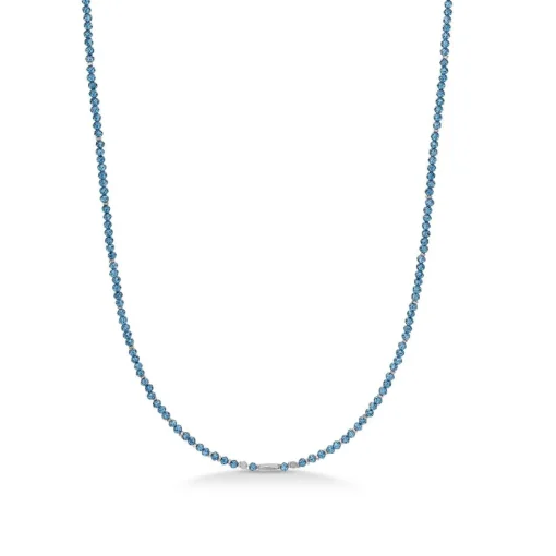 Studio Z Evergreen Halskæde Med London Blue Topas - 8126851