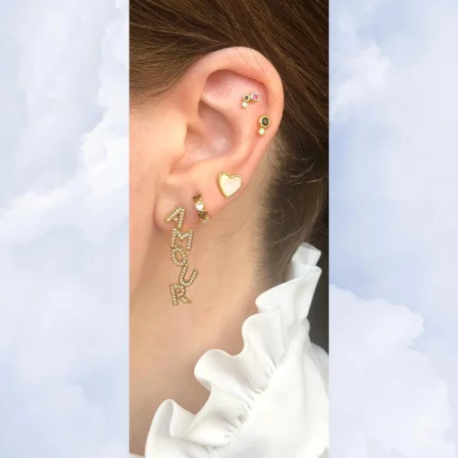 The Earring Shop Love Ørestik - SS2217