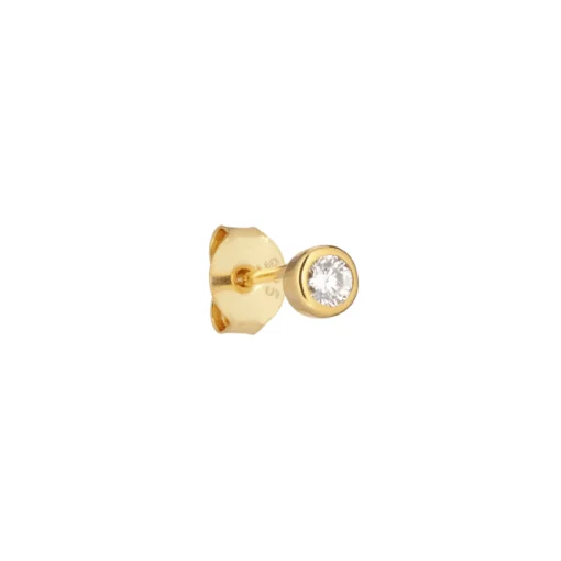 The Earring Shop Petite Hvid Zirkonia Ørestik - SS2114