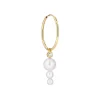 The Earring Shop Toujours Hoop Med Perler - SS2112