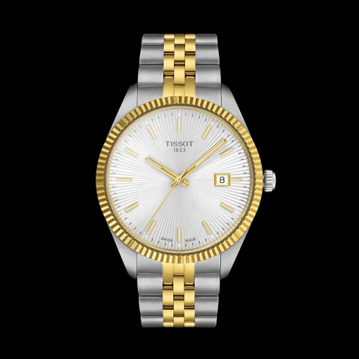 TISSOT BALLADE 40MM MED GUILLOCHÉ SØLV URSKIVE