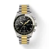 TISSOT PR516 CHRONOGRAPH GULD PVD MED SORT URSKIVE