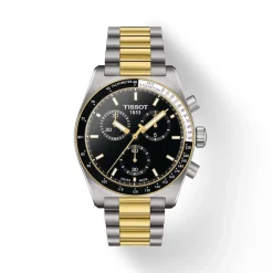 TISSOT PR516 CHRONOGRAPH GULD PVD MED SORT URSKIVE