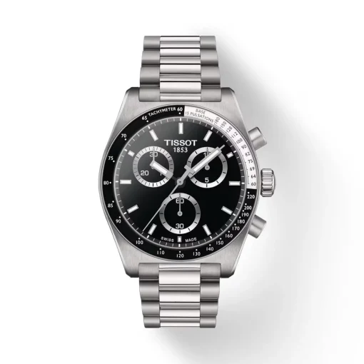 TISSOT PR516 CHRONOGRAPH MED SORT URSKIVE