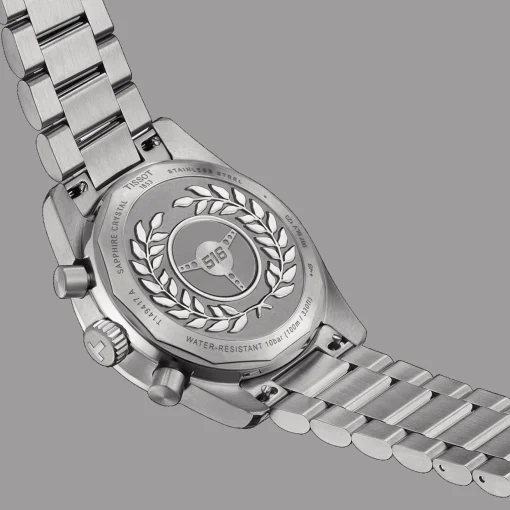 TISSOT PR516 CHRONOGRAPH MED BLÅ URSKIVE