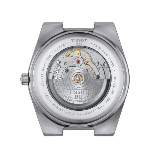 TISSOT PRX POWERMATIC 80 MED BLÅ URSKIVE