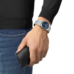 TISSOT PRX POWERMATIC 80 MED BLÅ URSKIVE