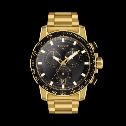 Tissot Supersport Chrono Guld PVD 45,mm - Quartz