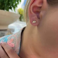 Wioga Melanie Ørestikker Med Zirkonia